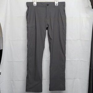 LB Tech Mens Pants Classic Fit 36 X 34 Elastic Waist Zip Pockets Nylon Spandex